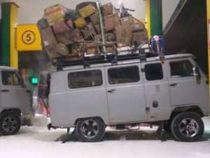 В Якутии водитель перегруженного микроавтобуса ответил за то, что внес изменения в конструкцию