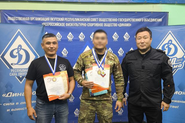 Команда УФСИН вошла в число призеров чемпионата Якутского республиканского совета Общества «Динамо» по стрельбе из пневматического пистолета 