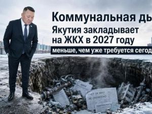 Коммунальная дыра: Якутия закладывает на ЖКХ в 2027 году меньше, чем уже требуется сегодня