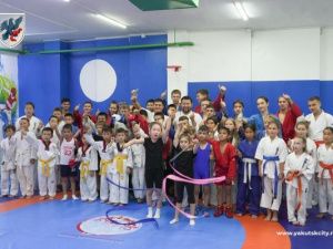 Евгений Григорьев встретился с юными воспитанниками спортивного клуба «Центр единоборств»