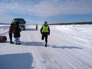 В Якутии прошёл первый республиканский ледовый забег «Ленские столбы»
