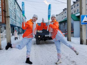 Эстафету огня VIII Игр «Дети Азии» встретил Усть-Янский район