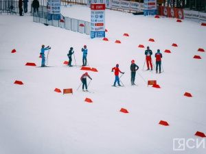 Фото: участники зимней спартакиады провели обкатку лыжной трассы в Алдане