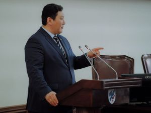 Документальный фильм о Кулаковском показали в большом зале мэрии