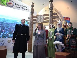 Фоторепортаж. Открытие экспозиции Якутии на международной выставке-форуме «Россия»