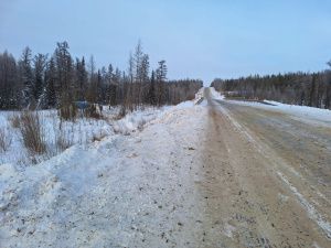 В Якутии двое человек пострадали в слетевшем в кювет автомобиле