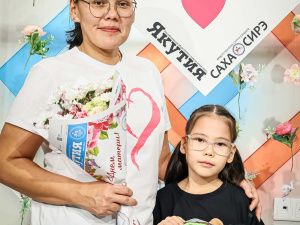 В Якутске прошел мастер-класс «Букет для мамы» в честь Дня матери в республике