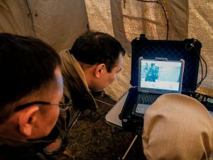 Айсен Николаев оценил работу беспилотников при мониторинге прохождения ледохода в Якутии