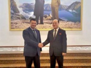 Андрей Тарасенко встретился с послом Северной Кореи