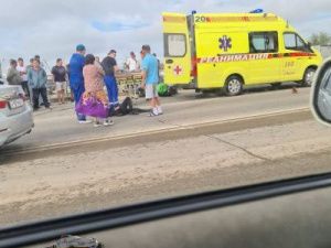 В Якутске на дороге сбита девушка на мотоцикле — телеграм