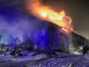 В Якутске на пожаре погибли двое человек
