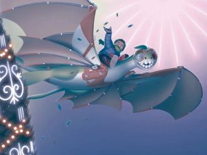 Фотофакт: художник из Якутии создал картину с символом Нового года