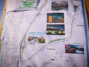 Айсен Николаев проверил ход работ по благоустройству набережной озера Сайсары 