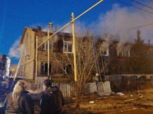 Погорельцам в Мархе оказывают помощь