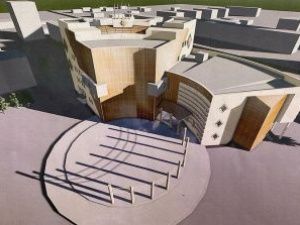 В Мирном строят Дворец детства. Видео