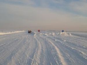В Кобяйском районе открыт первый участок автозимника «Себян»