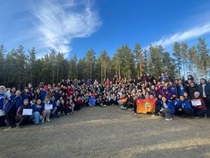 Активисты «Движения первых» прошли «Тропу испытаний» в Якутске