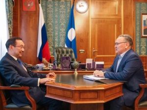 Глава Якутии Айсен Николаев встретился с народным депутатом республики Виктором Федоровым