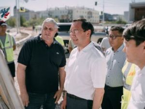 Глава Якутии Айсен Николаев проверил ход ремонта и строительства инфраструктурных объектов Якутска