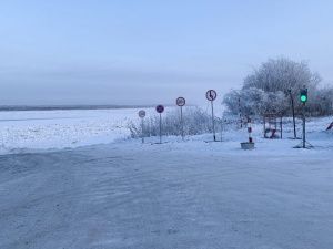 До 20 тонн увеличили грузоподъемность ледовой переправы через реку Алдан Якутии