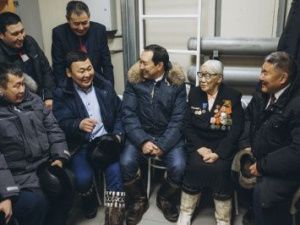 Айсен Николаев встретился с активом села Джаргалах