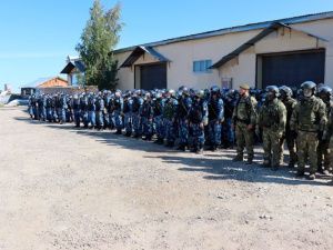 В УФСИН прошло тактико-специальное учение с участием сотрудников МВД и Росгвардии