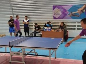 Спартакиада АО «АК «ЖДЯ»: Команда Вагонно-пассажирской службы стала победителем соревнований по настольному теннису