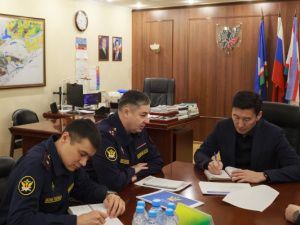 Состоялась рабочая встреча заместителя начальника УФСИН Станислава Тетерина с первым заместителем главы городского округа «город Якутск» Георгием Гаврильевым