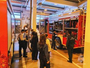 В гостях у огнеборцев