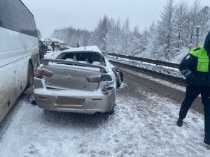 Смертельное ДТП произошло на федеральной дороге в Нерюнгринском районе Якутии