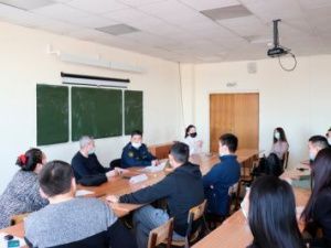 Начальник инспекции ведомственной противопожарной охраны УФСИН провел профориентационную встречу со студентами Горного института 