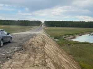 При ремонте автодороги "Амга" применят новые технологии