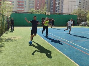 Осужденные к принудительным работам участвуют в спортивно-массовых мероприятиях