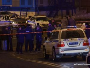 Взрыв в ночной Москве, погиб сотрудник Госавтоинспекции, второй ранен