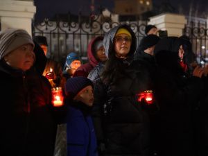 Пасха Христова: архиерейское богослужение в Преображенском соборе