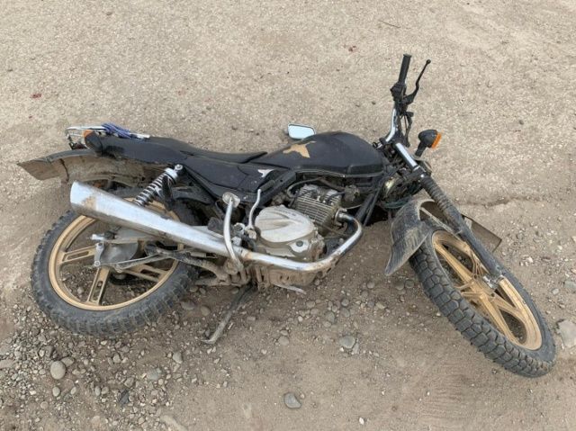 В Намском районе Якутии мотоциклист врезался в автомобиль