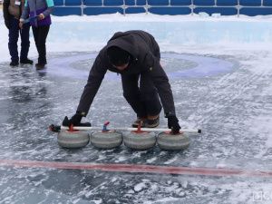 В Якутии провели турнир по кёрлингу с видом на Ленские столбы