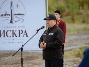 В Табаге установили верстовой столб – начало «Ямщицкого подворья»