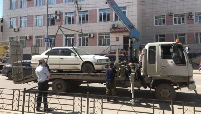 1 мая ГИБДД будет эвакуировать машины с центральных улиц Якутска