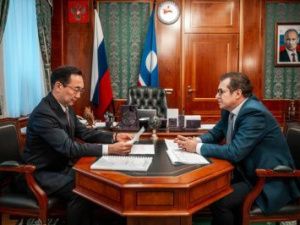 Айсен Николаев встретился с генеральным директором АО «РИИХ Сахамедиа» Алексеем Чертковым