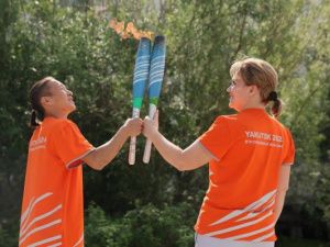 Глава Якутии и 74 факелоносца понесут огонь игр «Дети Азии» по центру Якутска