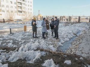 Городские власти недовольны качеством выполненных работ Бульвара учителя и Сквера тружеников тыла