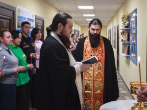 Священники поздравили личный состав УФСИН с Крещением Господним