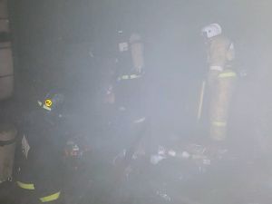 В Ленске на пожаре погиб мужчина