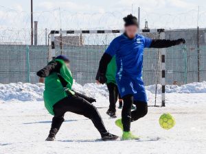 Соревнования по зимнему футболу среди осужденных Якутии состоялись в ИК-6
