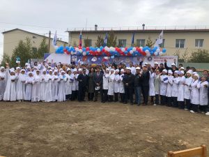 В Амге установили первую сваю поликлиники на 200 посещений в смену