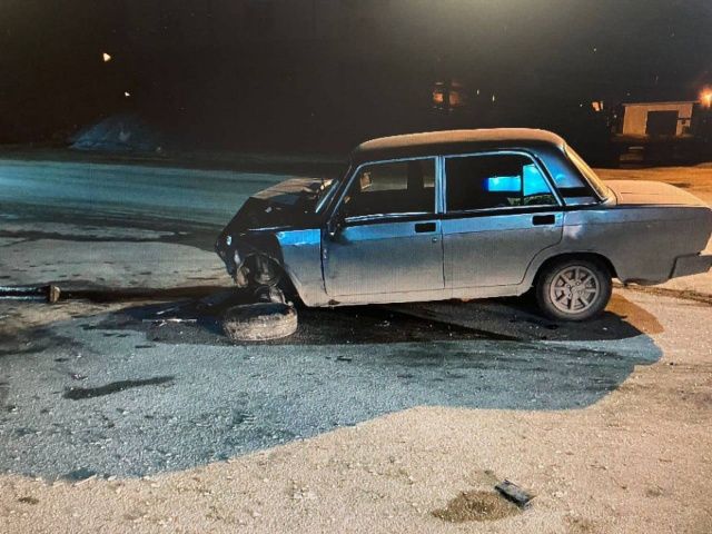 В Якутске столкнулись два автомобиля