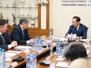 Айсен Николаев: Предстоит большая работа по дальнейшему укреплению инфраструктуры Северо-Восточного федерального университета