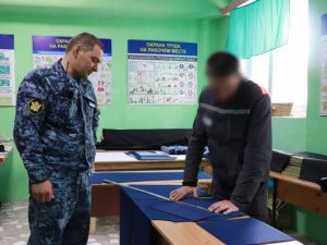 В исправительной колонии № 6 наращивается объем заказов на специальную одежду