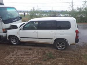 Водитель "Тойоты" из видео с ДТП госпитализирован